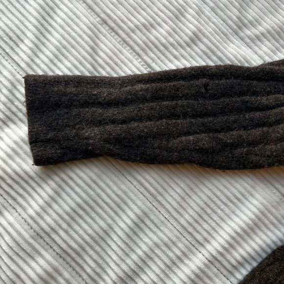 Vintage Authentic Structure 100% Lambswool Sweater Men’s L (Runs Small) Woolmark - Picture 13 of 15